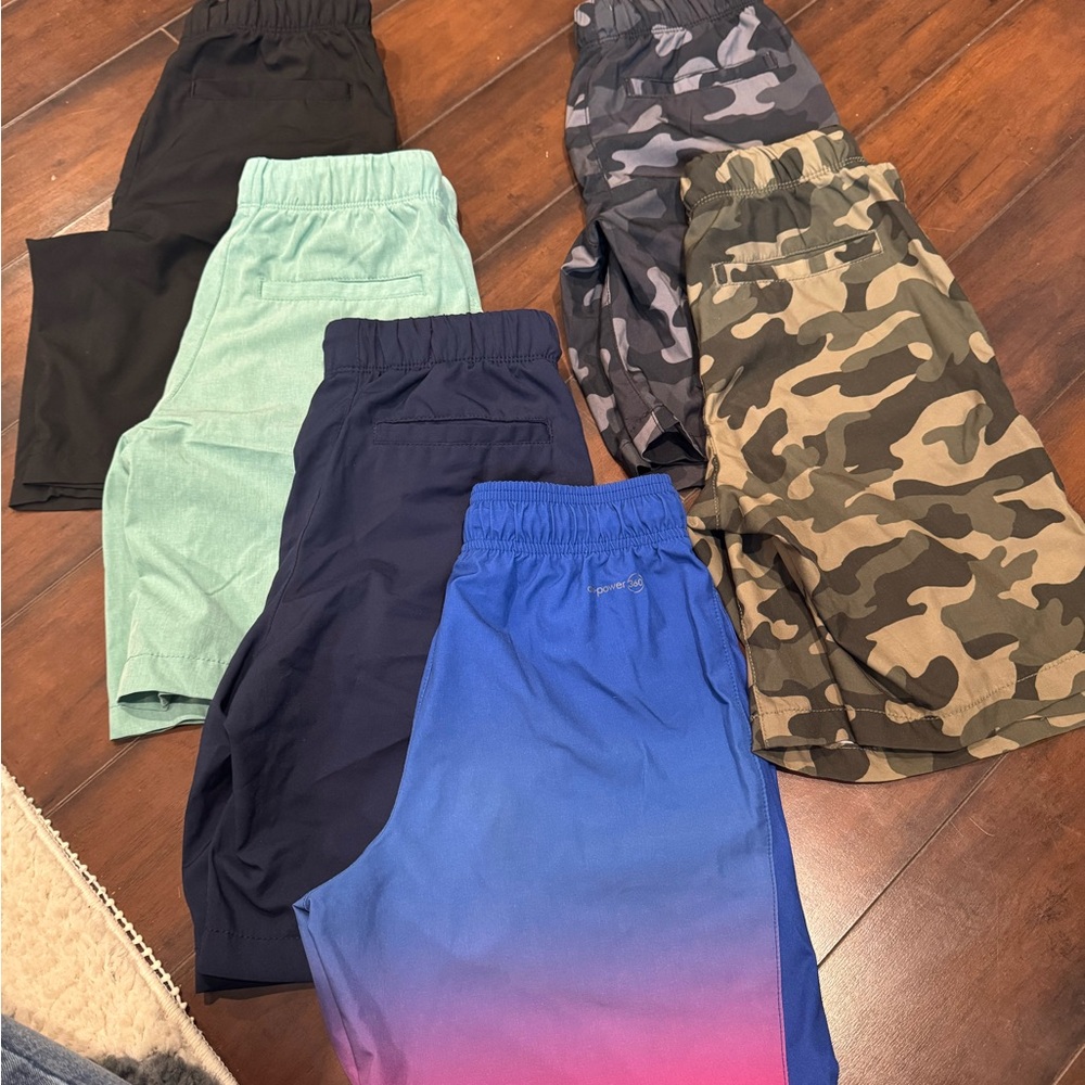 Old Navy Black and Green Casual Shorts